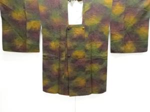 草花模様織り出し暈し道行コート